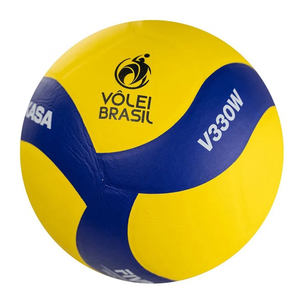 Bola de Voleibol Mikasa V330W - Amarelo/Azul