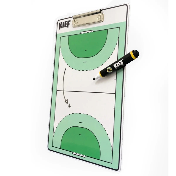 Prancheta Tática Dupla Face de Handebol Kief - Verde/Branco