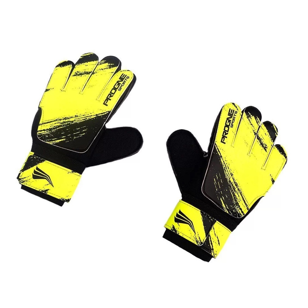 Luva de Goleiro para Campo/Society Preto e Amarelo - Progne