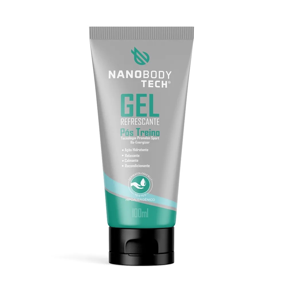 Gel Refrescante Pós-Treino NanobodyTech 100 ml - Verde