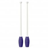 Maça de Ginástica Rítmica Conectavel Par Adulto 40cm Tuimader - Branco/LilÃ¡s
