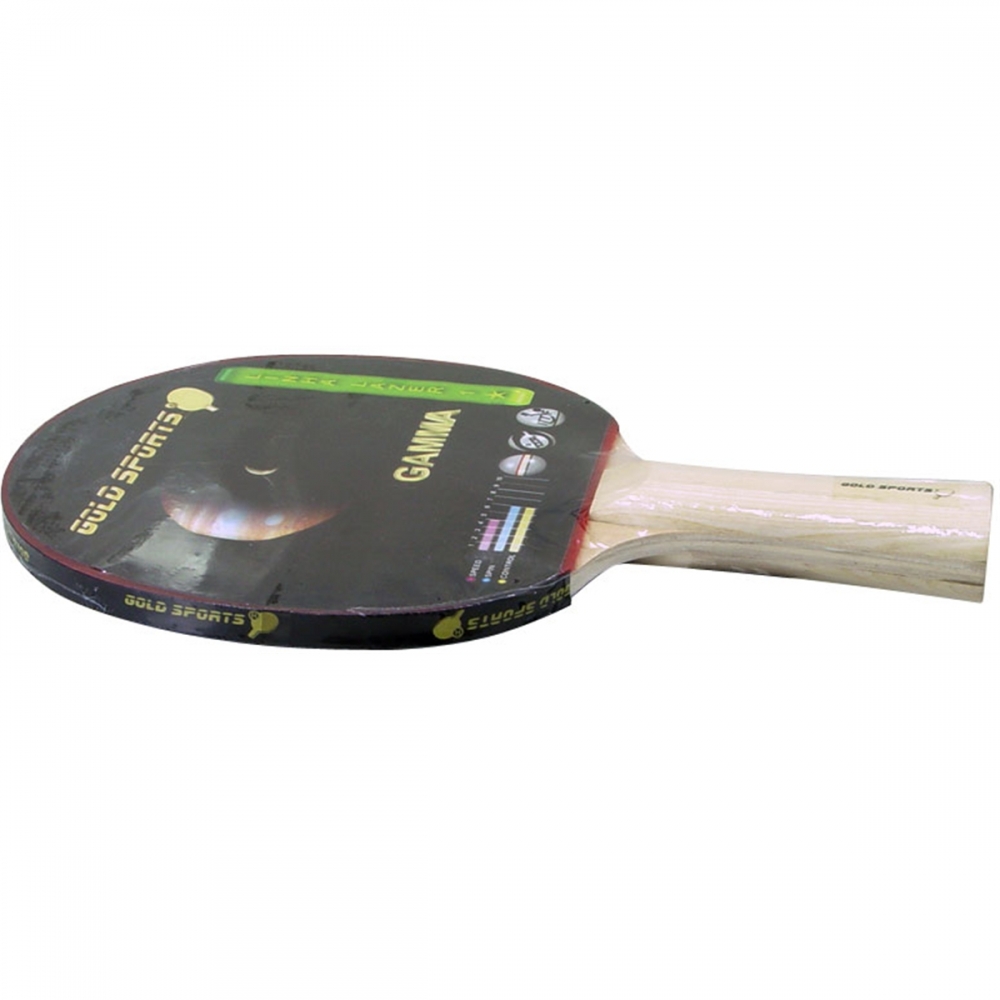 Raquete Tenis De Mesa Gold Sports - Gamma - Preto