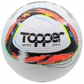 Bola Society Topper Samba TD1 - Branco/Laranja