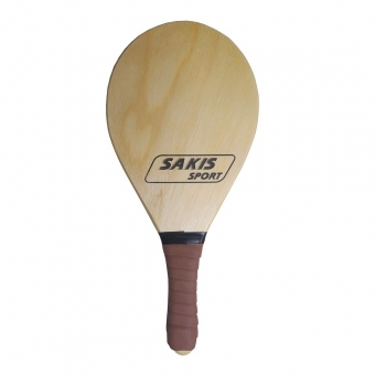 Kit de Frescobol Sakis Verniz com Bola