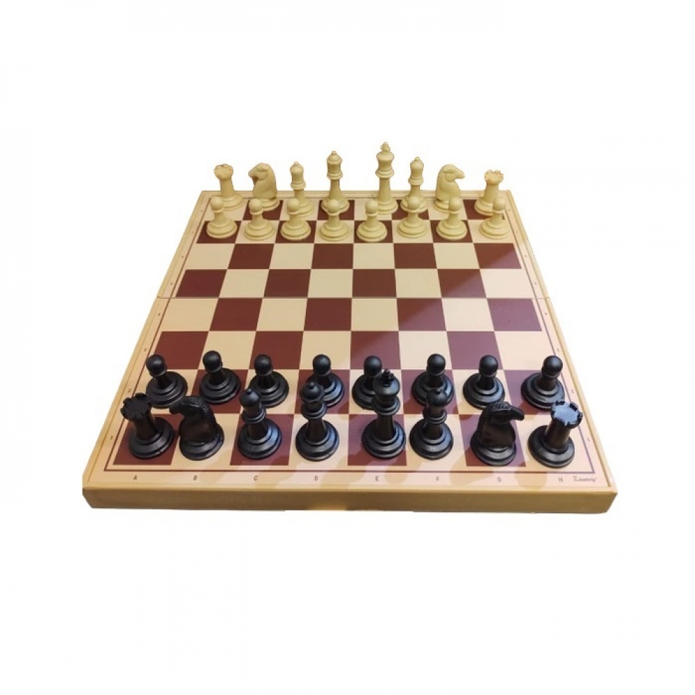 Jogo de Xadrez Travel Chess Set - Jaehrig - Marrom