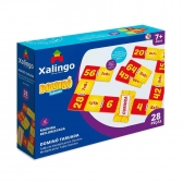 Dominó Tabuada Xalingo - amarelo/vermelho