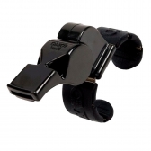 Apito Fox 40 Pearl com Dedal para Árbitros - Preto