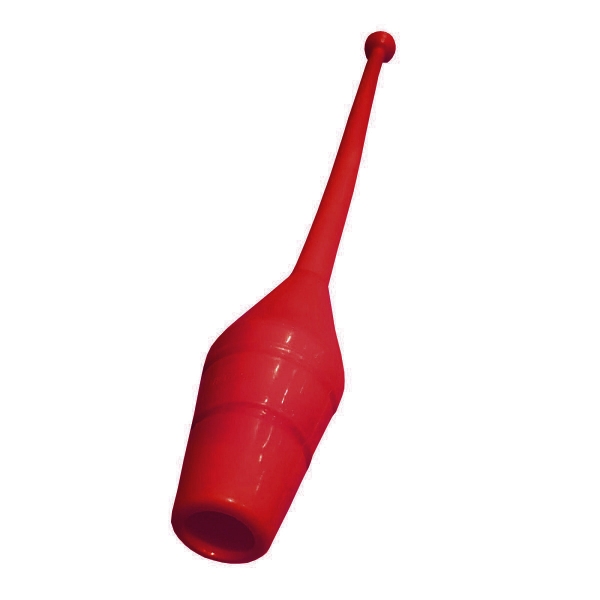 Par de Maça Ginástica Rítmica Oficial Adulto 45 cm - Vermelho