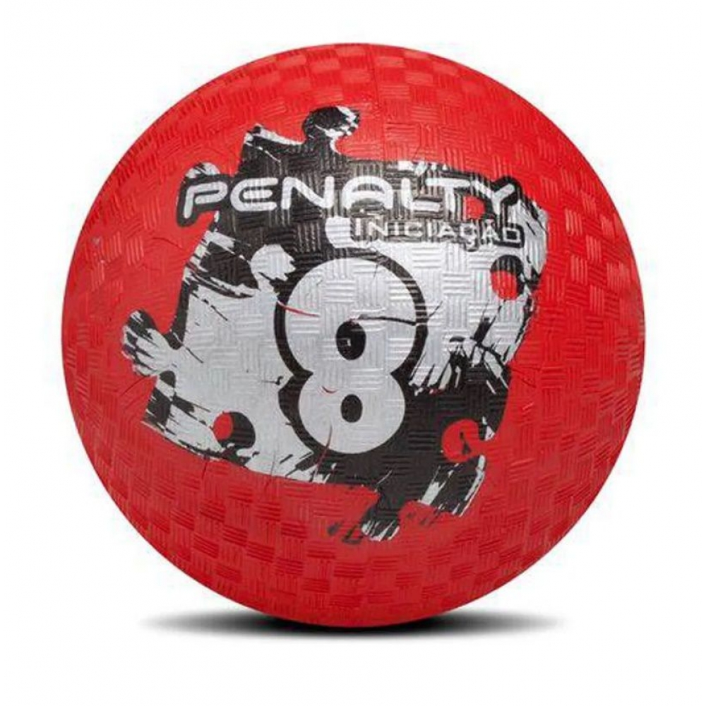 Bola Penalty Iniciação de Borracha N°8 - Vermelho