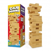 Caiu Perdeu 54 Peças - Pais & Filhos - Marrom