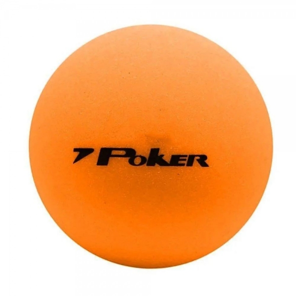 Bola de Tênis de Mesa Poker ABS 40MM Pote com 54 unidades - laranja/preto
