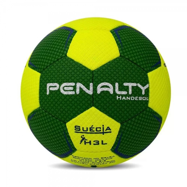 Bola Handebol Penalty Suécia H3L Ultra Grip X - Amarelo/Verde