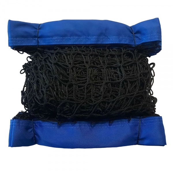 Rede Beach Tennis Oficial 4 Faixas Azul - Master Rede - Azul/Preto