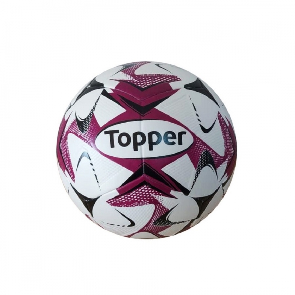 Bola De Futsal Topper Slick Colorful Vinho - branco/vinho