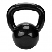 Kettlebell 16KG Emborrachado Preto - Preto