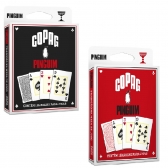 Par de baralho Pinguim Cartucho - Azul/Vermelho