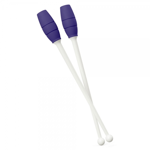 Maça de Ginástica Rítmica Conectavel Par Adulto 40cm Tuimader - Branco/LilÃ¡s